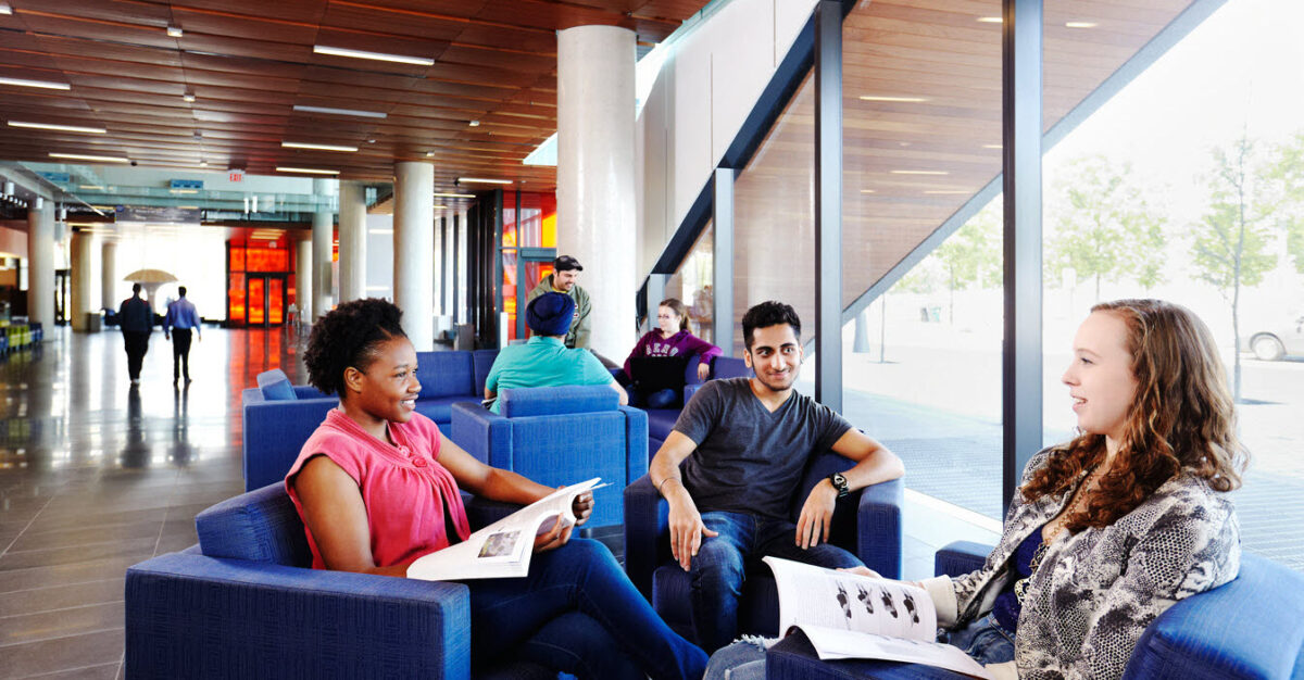 George Brown College students