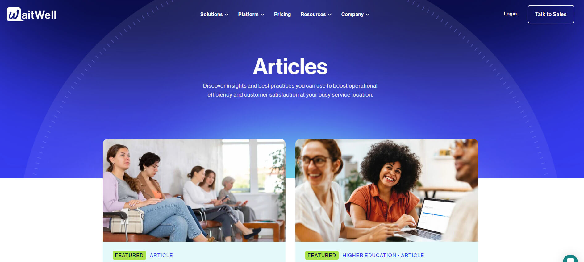 Queue Management & Service Delivery Articles | WaitWell
