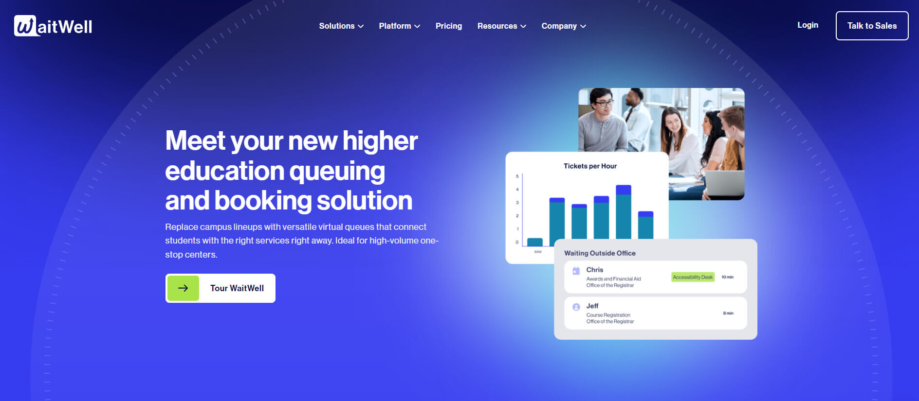 Higher Education Queue Management System | WaitWell