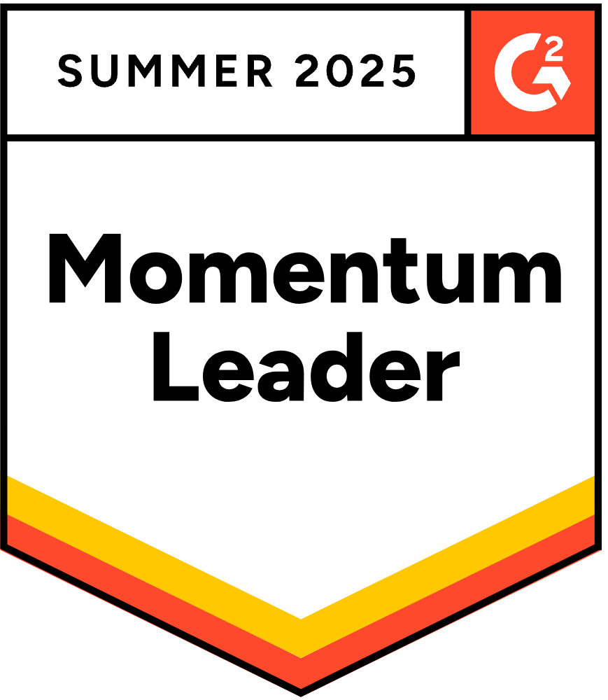 G2 Summer 2025 Momentum Leader badge
