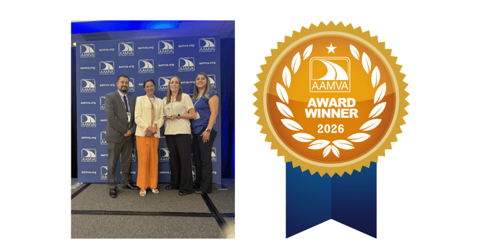 AAMVA customer convenience award